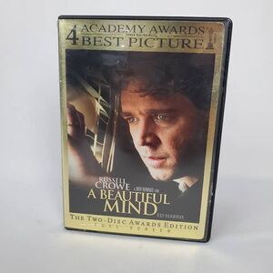 A Beautiful Mind (2001 Film) Thriller/Mystery [2-Disc, DVD]